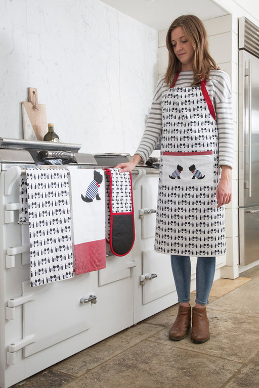 Westie Tea Towel Pair