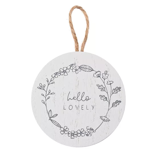 Hello Lovely | Mini Plaque