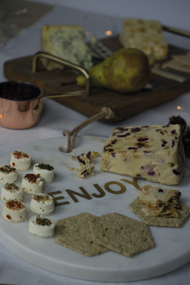 White Marble Cheese Board