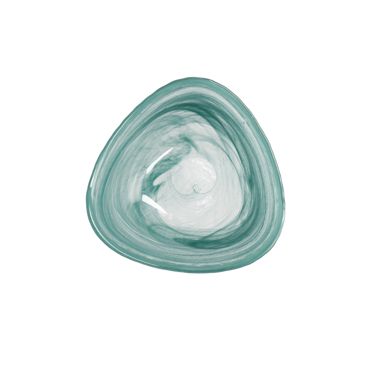 Green Swirl | Small Serving Bowl