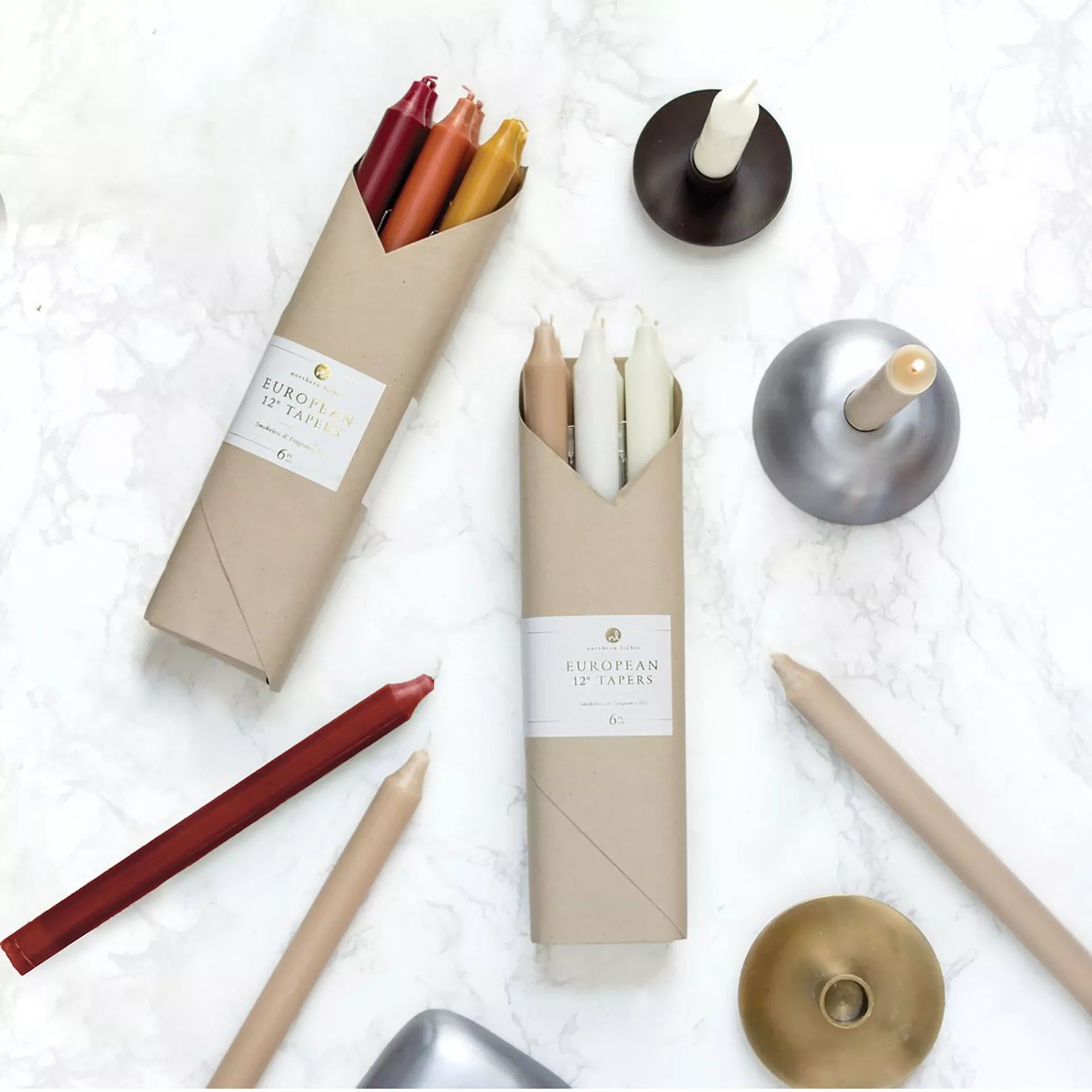 12" Tapered Candles | Linen Closet