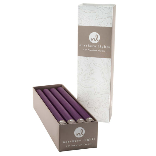 12" Taper Candles | Purple