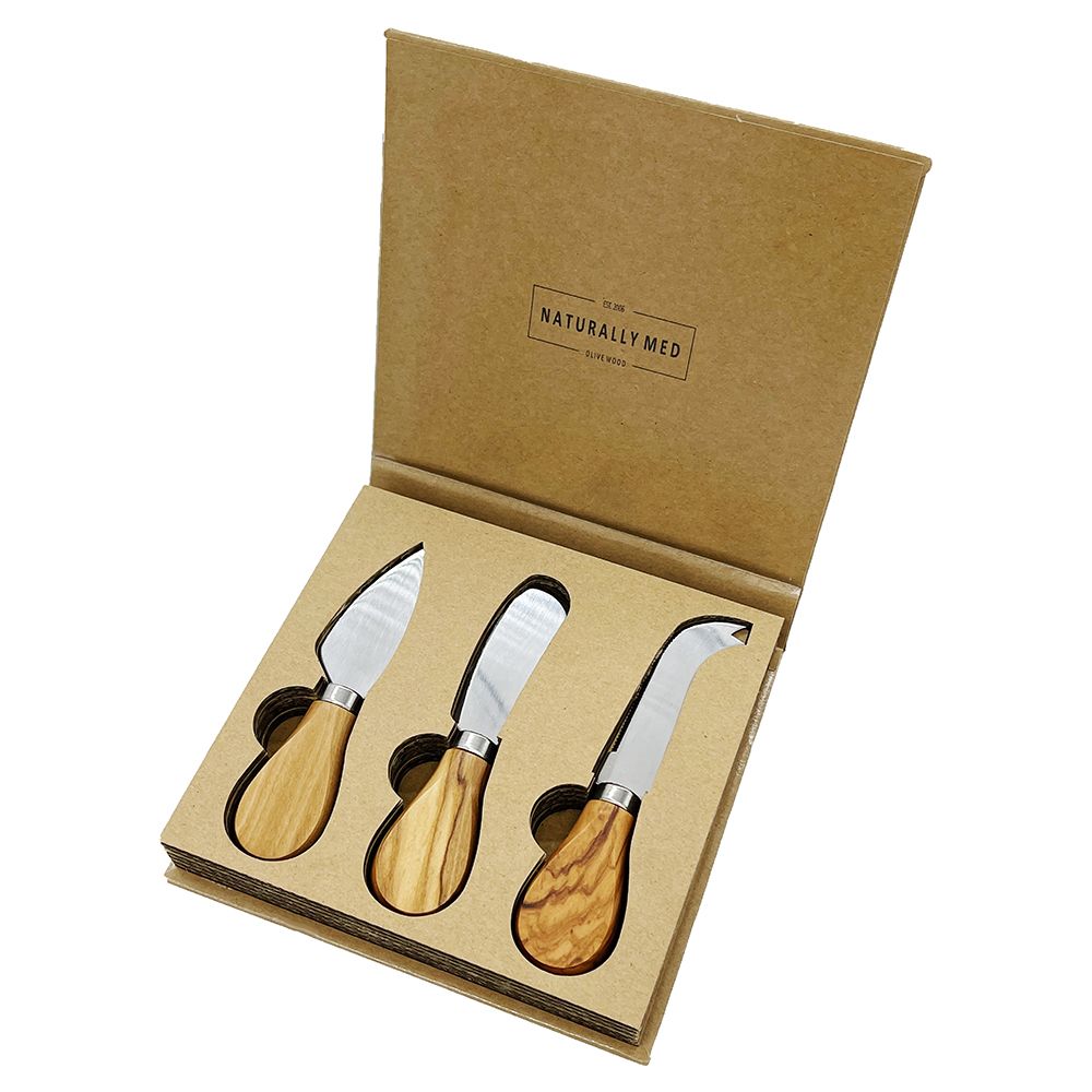 Mini Cheese Knives | Olive Wood