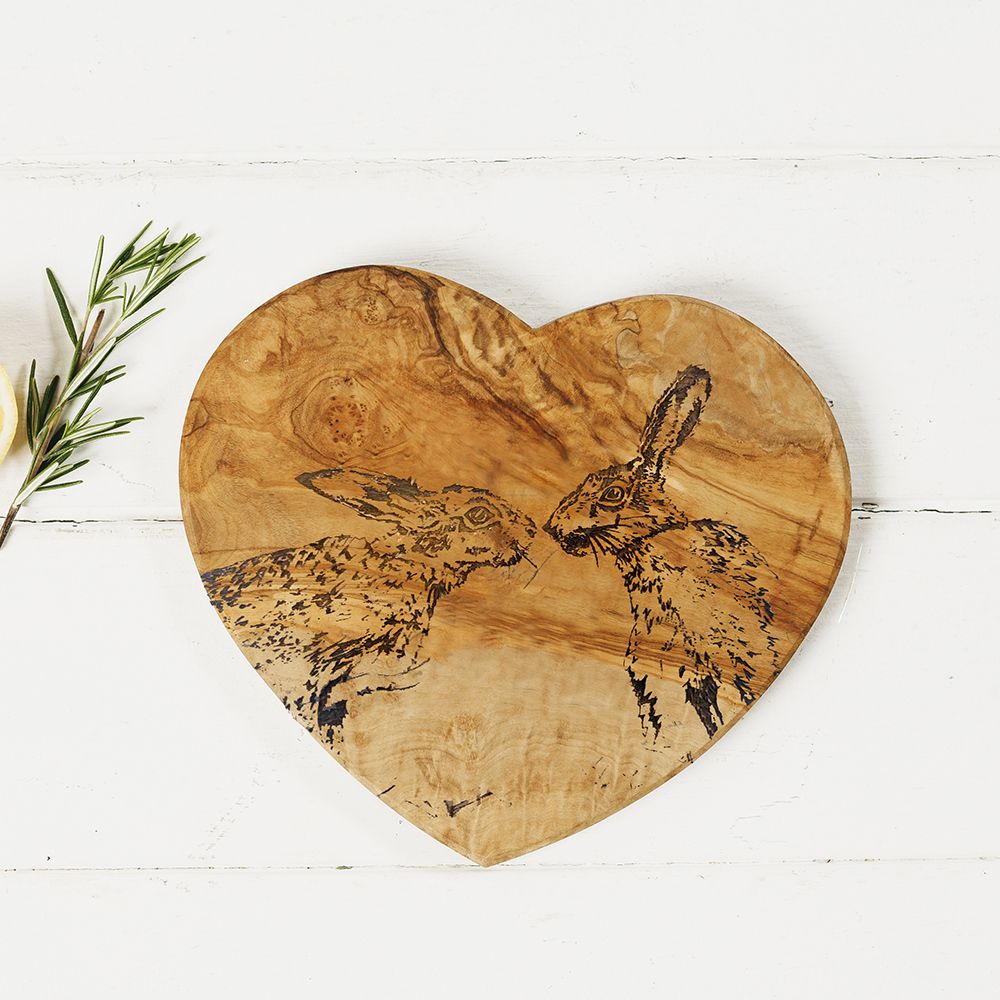 Olive Wood | Kissing Hares