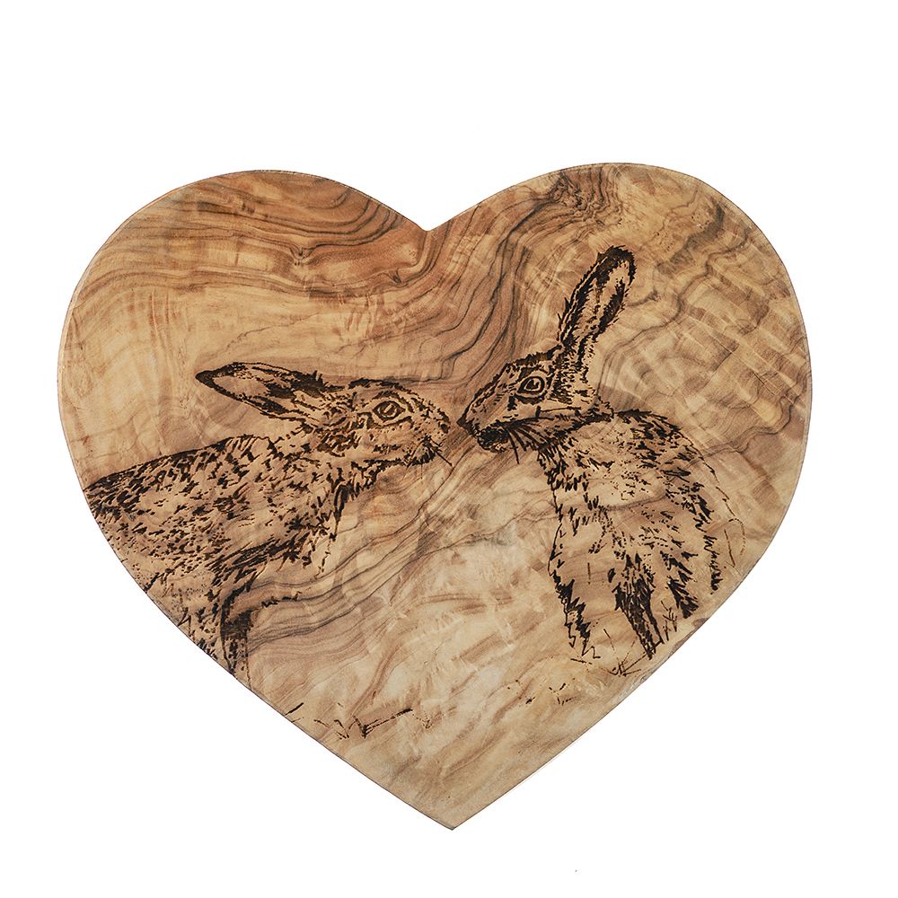 Olive Wood | Kissing Hares