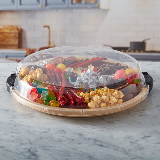 Build-a-Board | Bamboo Round Snack Serving Board