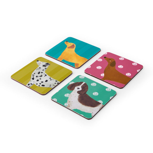 Dog Print | 4 Coasters
