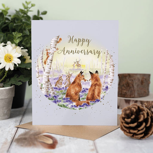 'Bluebell Woods' Anniversary Card