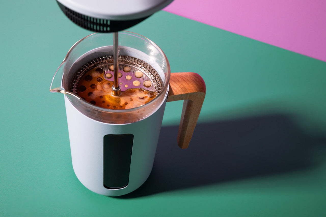 Pisa 3 Cup Cafetiere | Sky Blue