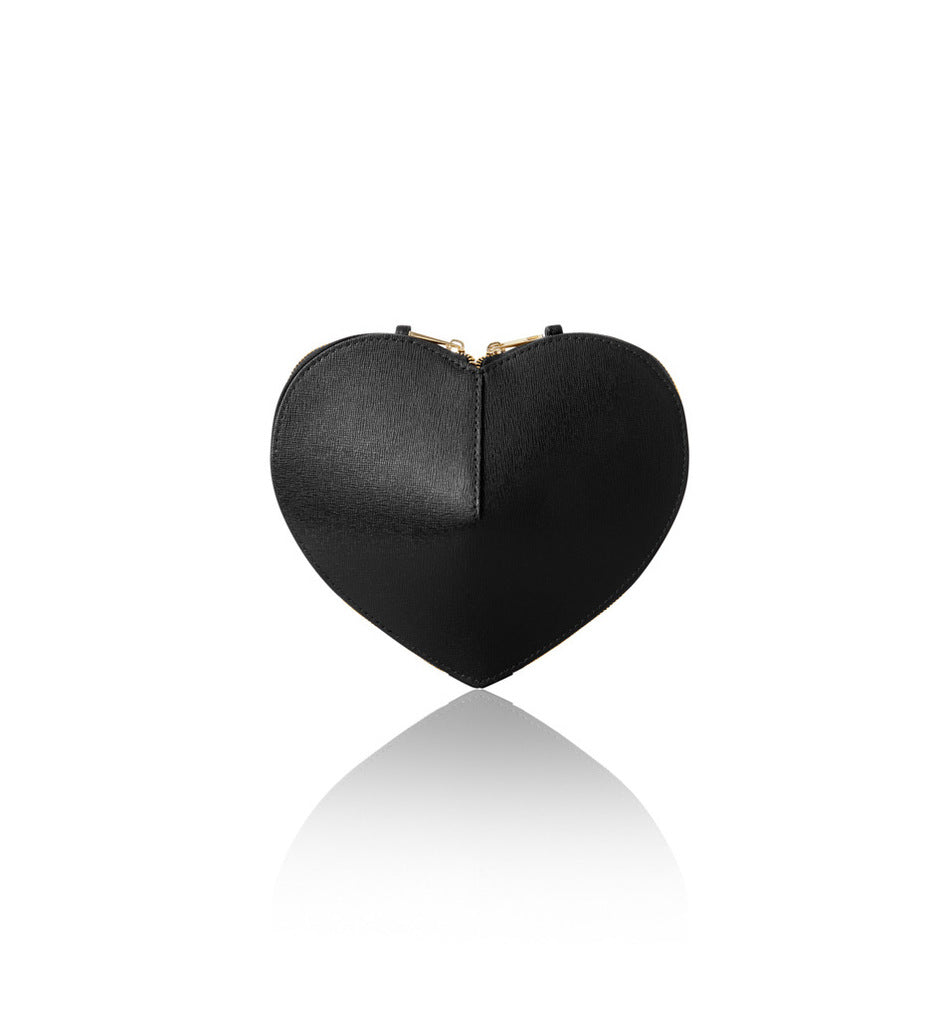 Italian Heart-Shaped Crossbody Bag