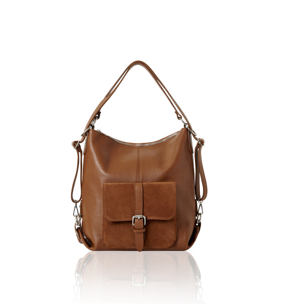Italian Vintage Backpack | Dark Tan