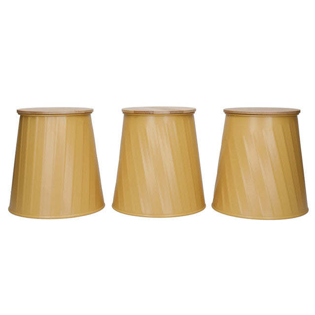 Storage Canisters Set of | Yellow