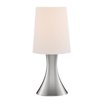 Small Touch Lamp | Brushed Chrome