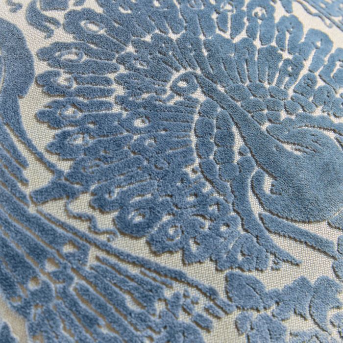Peacock Damask | Seaspray Cushion
