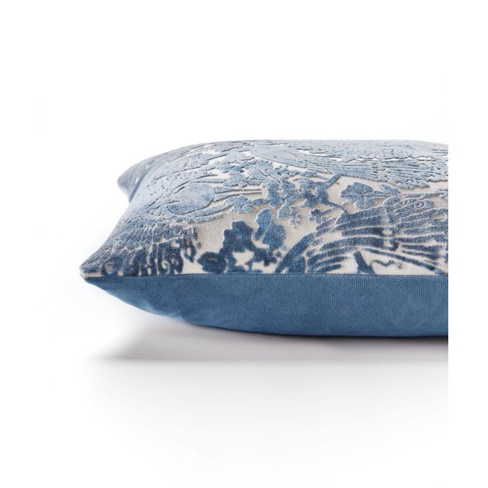Peacock Damask | Seaspray Cushion