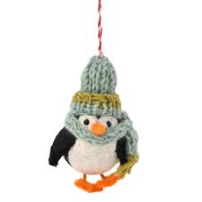 Felt Penguin Tree Decoration
