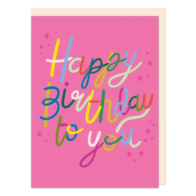 Happy Birthday To You Pink | Card