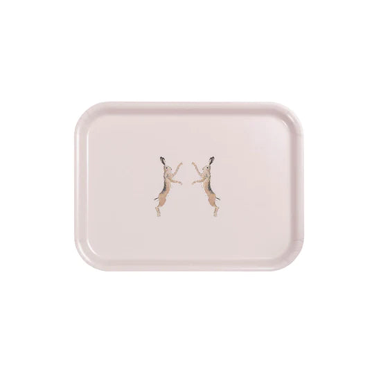 Boxing Hares Tray - Small