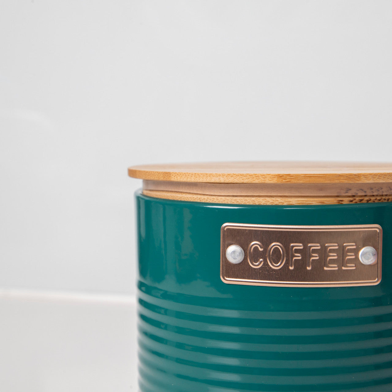 Tea, Coffee and Sugar Canisters Set | Teal