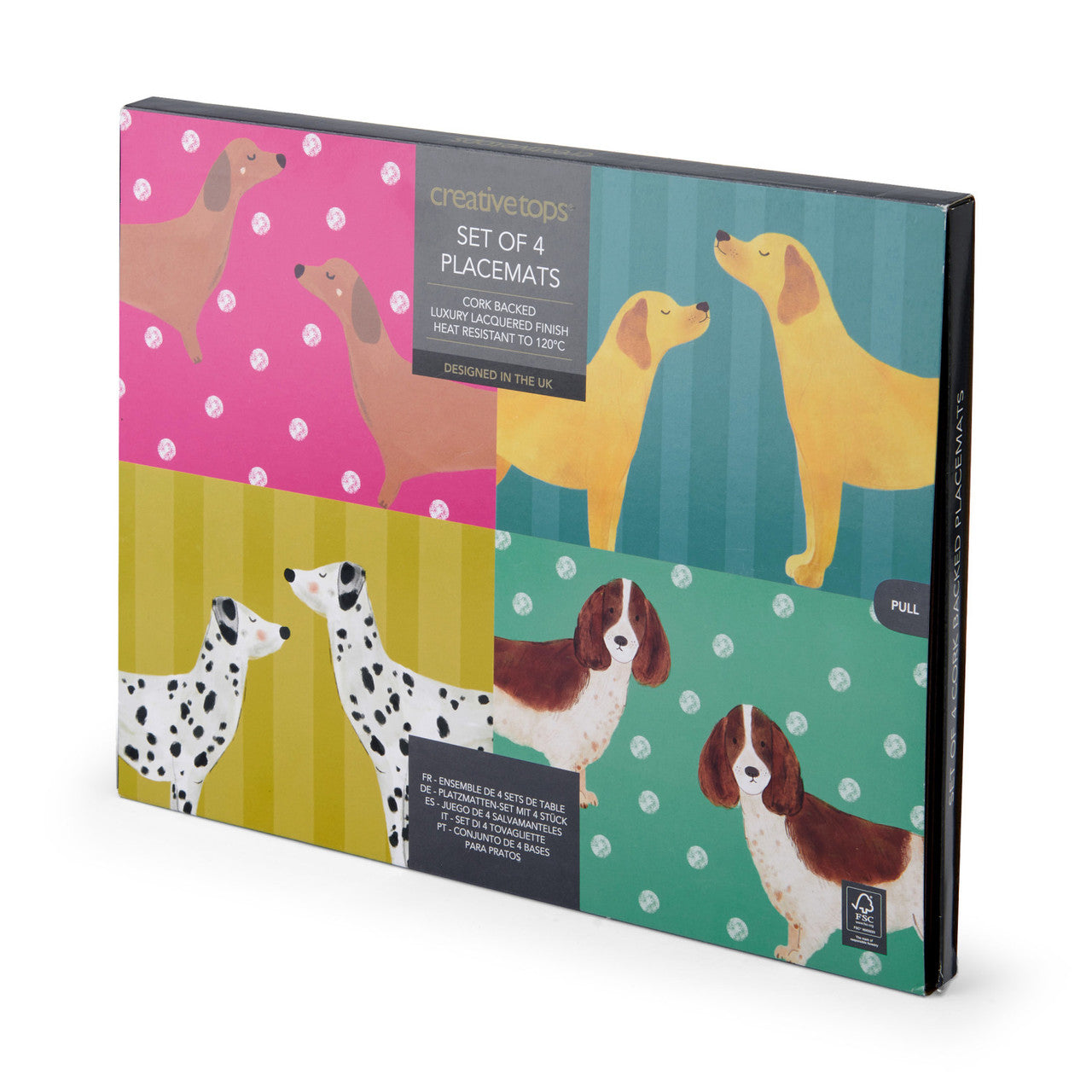 Dog Print | 4 Placemats