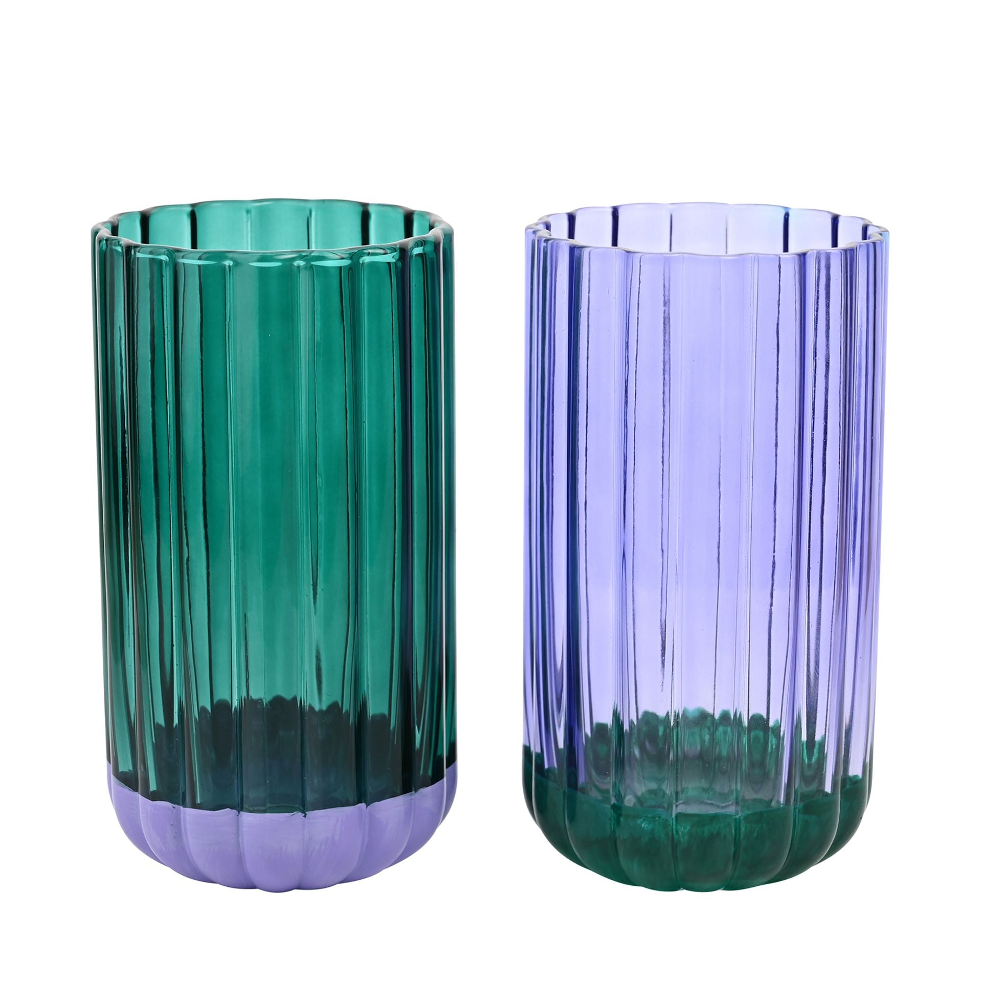 Purple & Green Tumblers