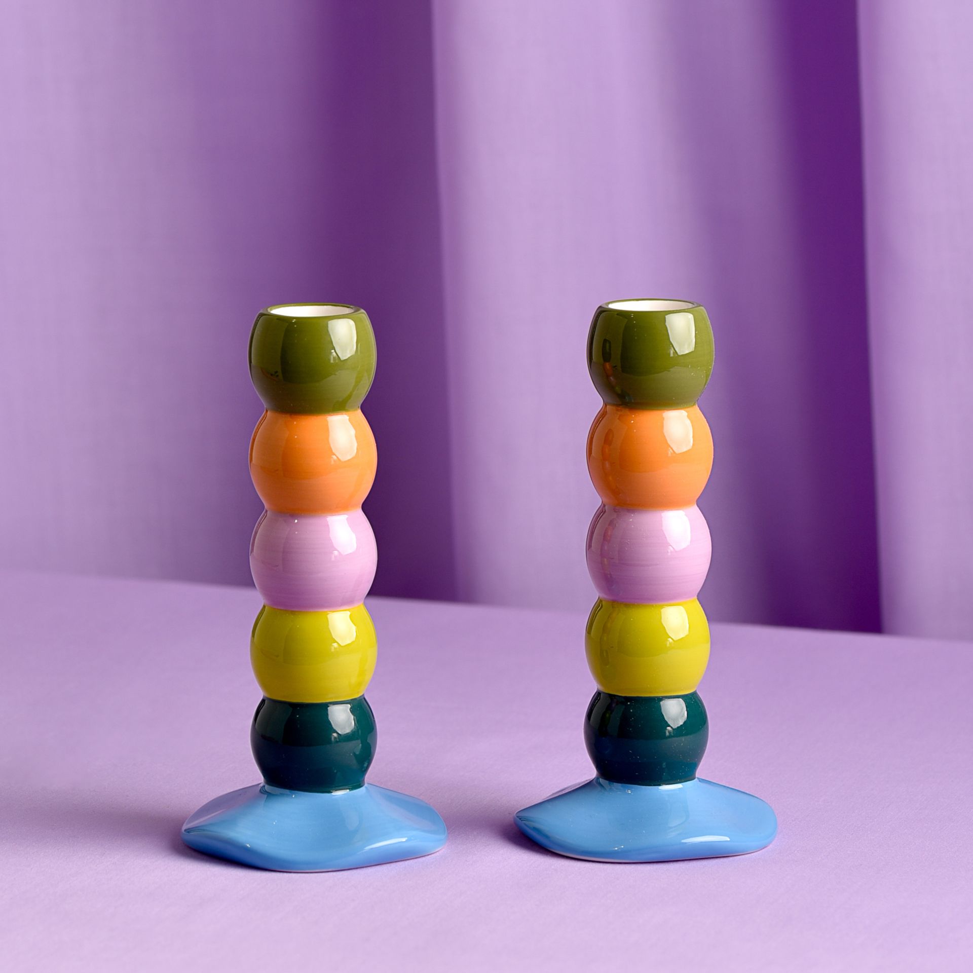 Rainbow Candle Sticks