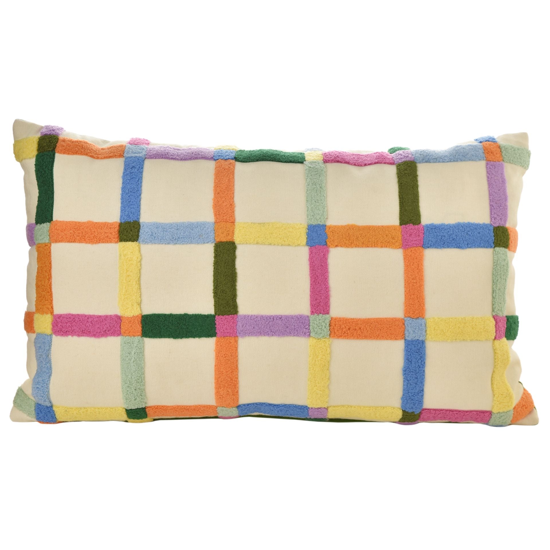 Tufted Bright & Bold Cushion