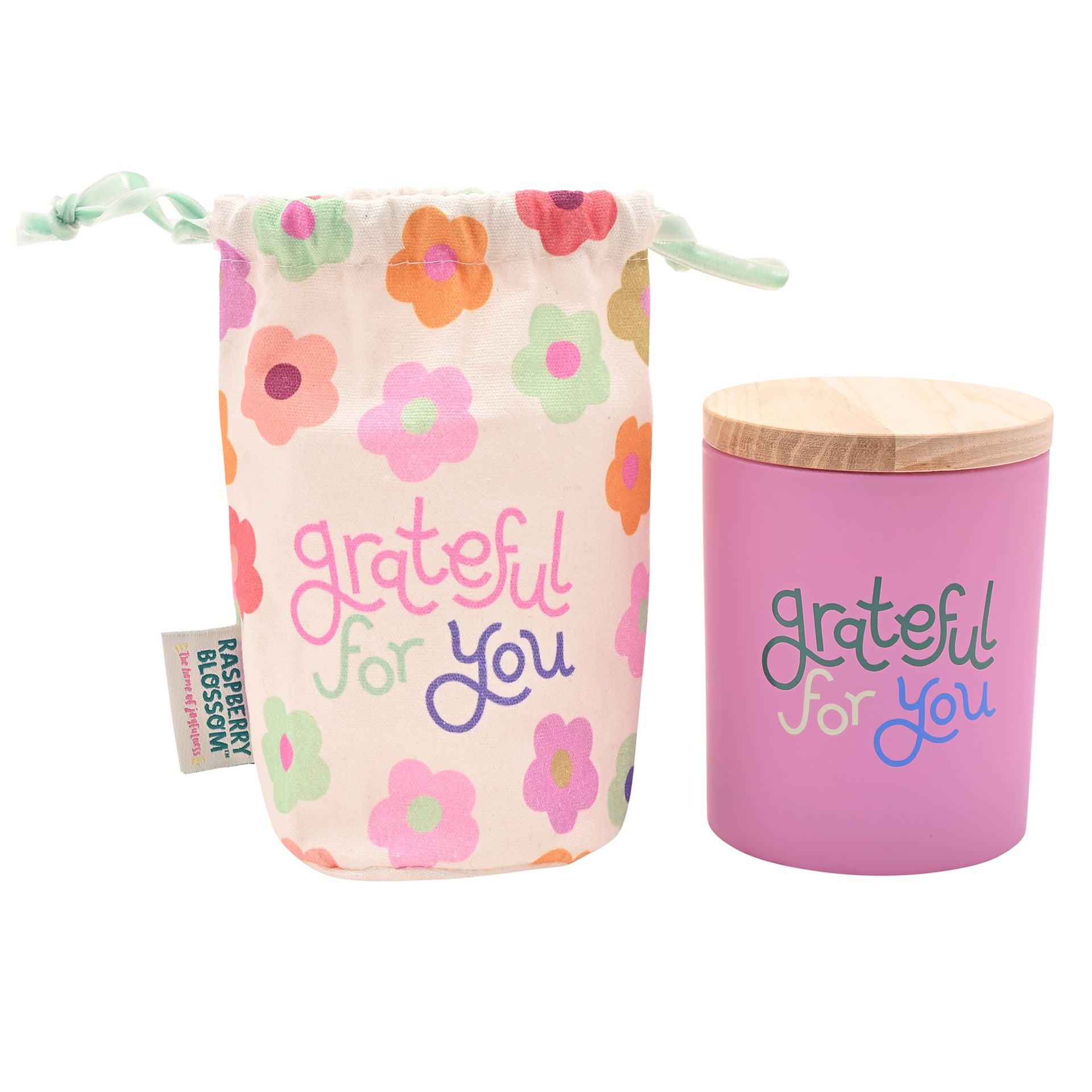 Raspberry Blossom | Fragranced Candle In A Pouch