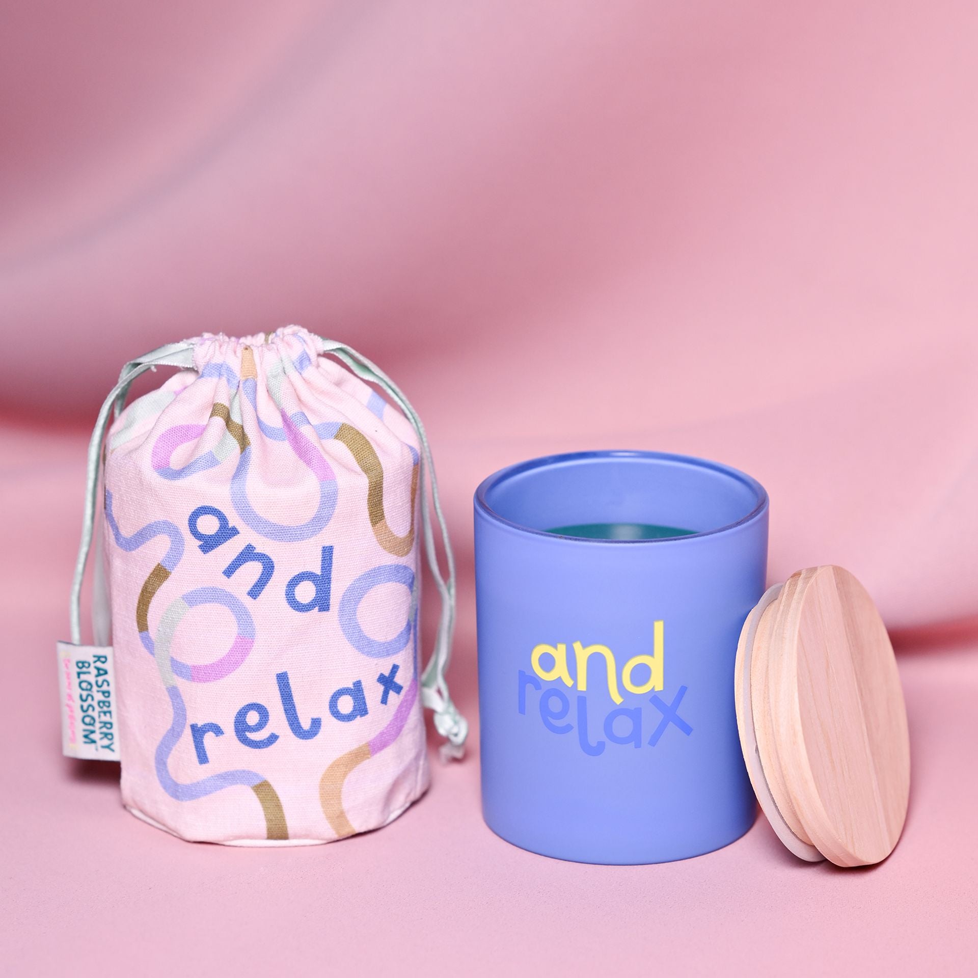 Raspberry Blossom | Fragranced Candle In A Pouch