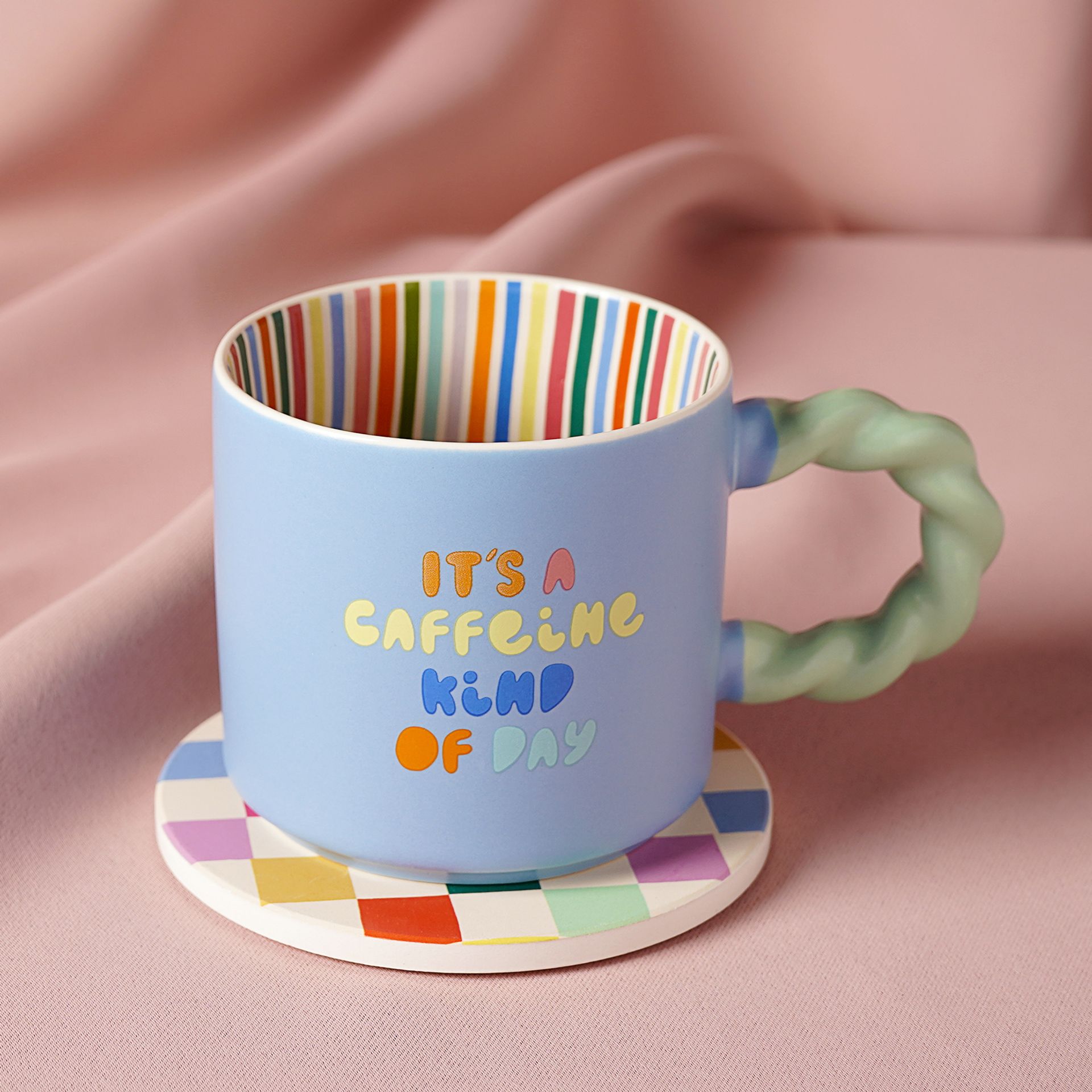 Raspberry Blossom | Mug & Coaster Set