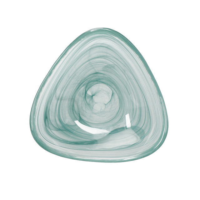 Green Swirl | Medium Serving Bowl