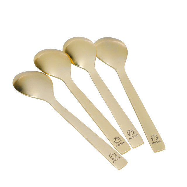 Green and Gold Teaspoons