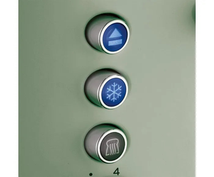 Stylevia Sage | Sage Green 4 Slice Toaster