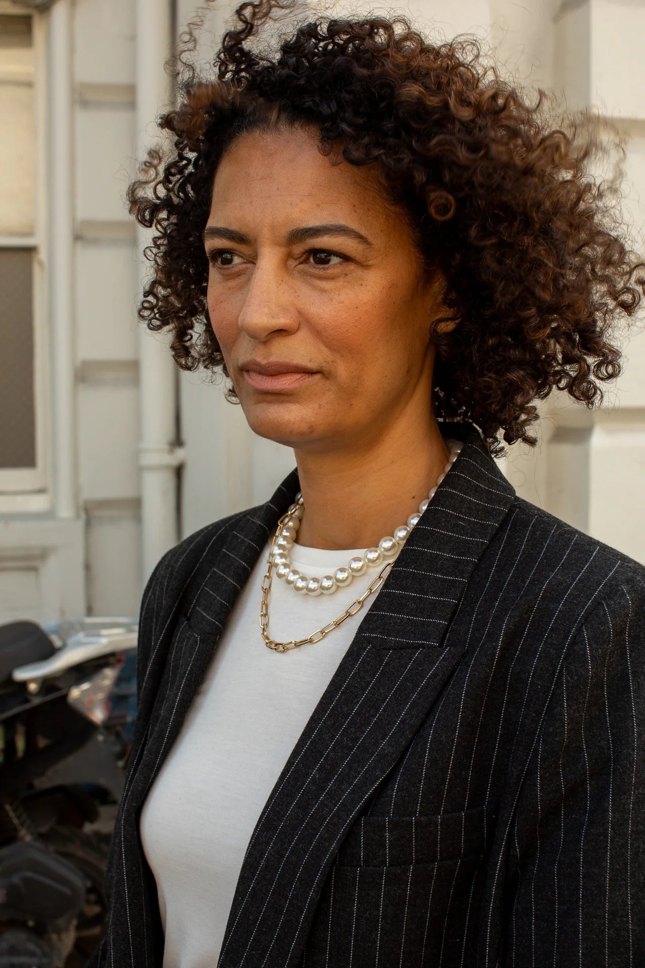 Rochester Pearl Chain Necklace | Gold/Pearl