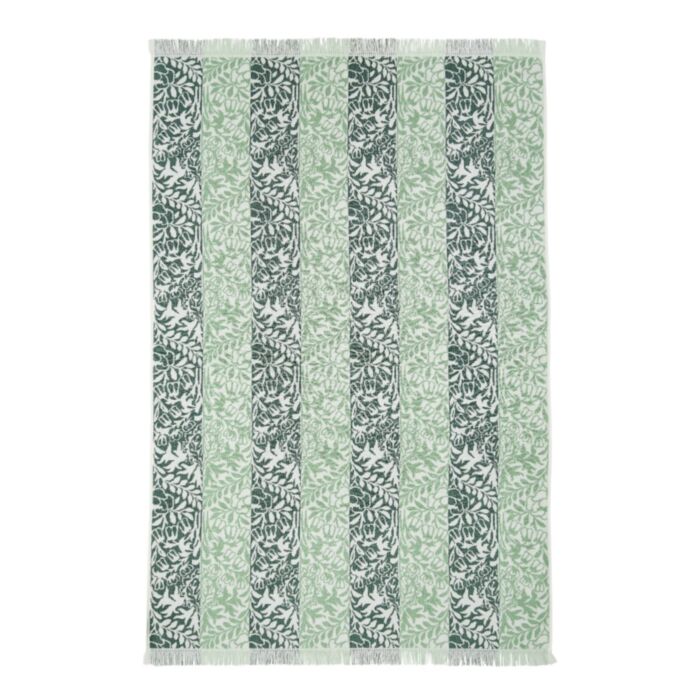 William Morris Bath Towel | Rose Stripe
