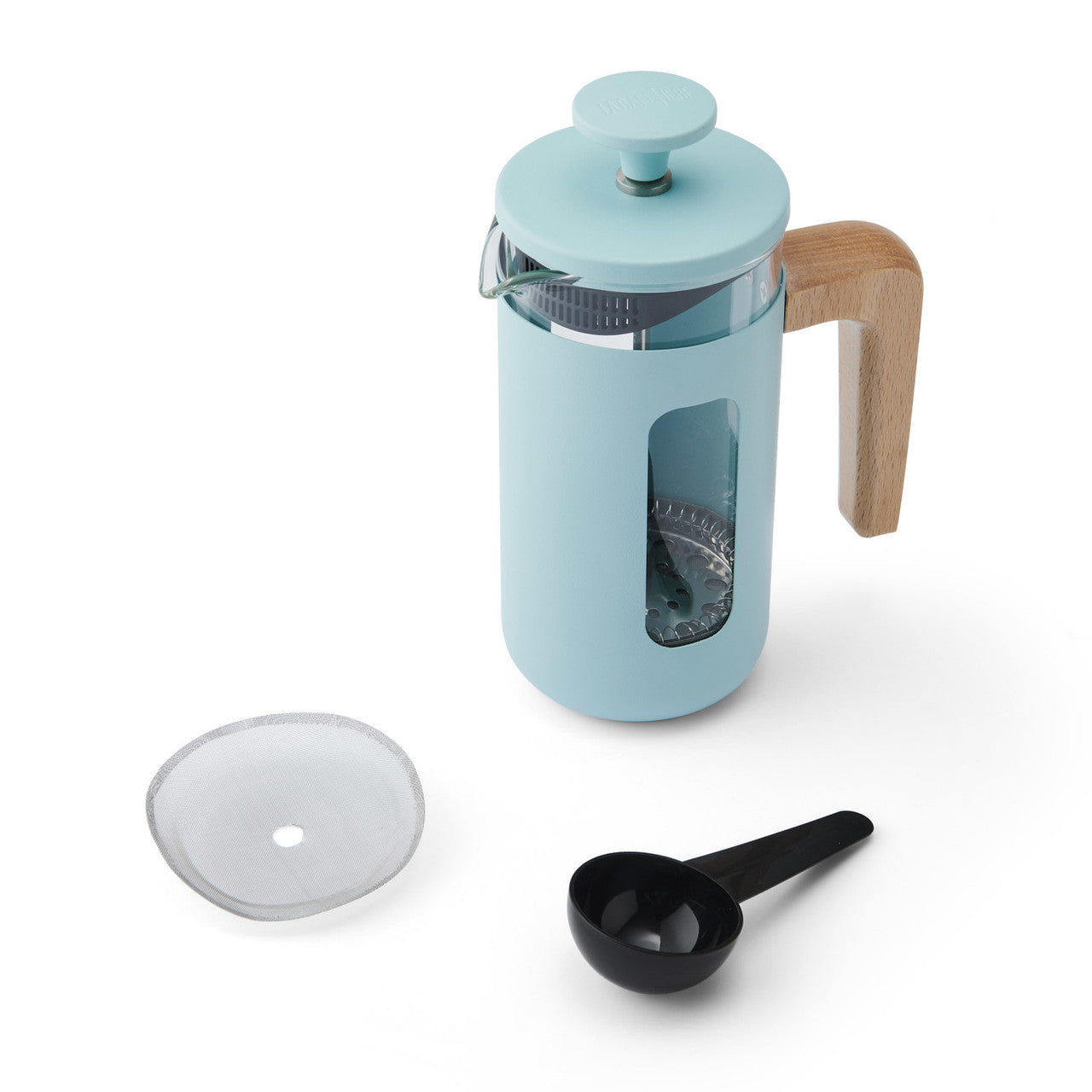 Pisa 3 Cup Cafetiere | Sky Blue