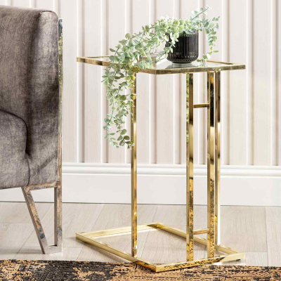 Henry | Gold Sofa Table