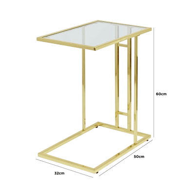 Henry | Gold Sofa Table