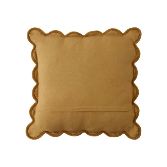 Scalloped Cushion | Ochre