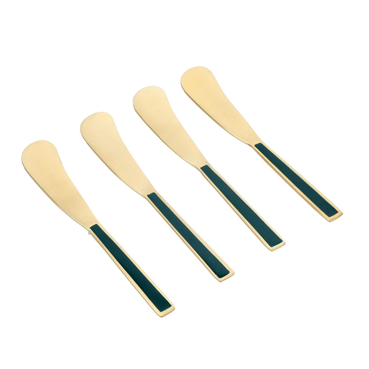 Green and Gold Butter Spreaders
