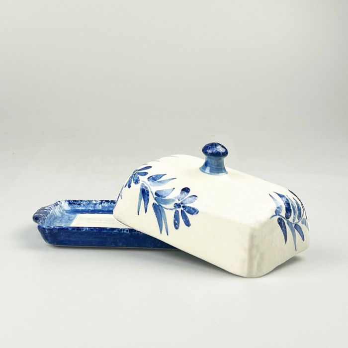 Ceramic Butter Dish | Olive