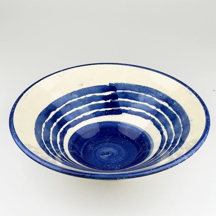 ceramic Serving Bowl | Large Stripe