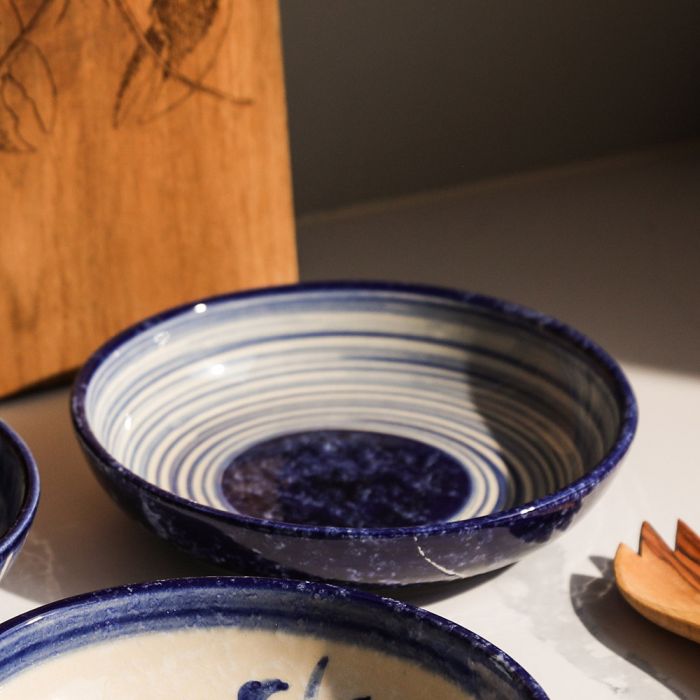 Ceramic Serving Bowl | Medium Ripple