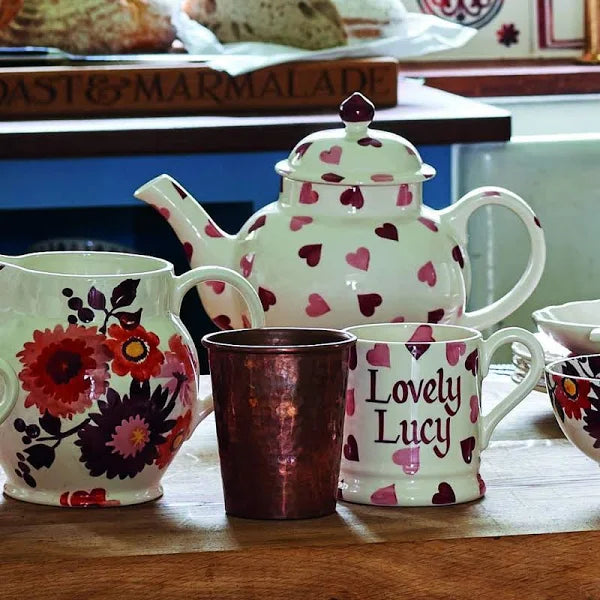 Pink Hearts 4 Mug Teapot