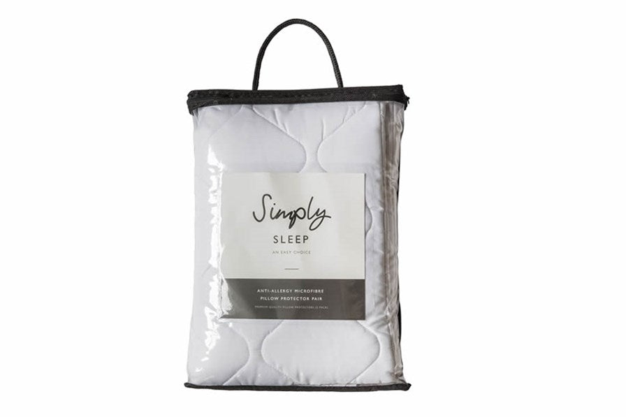 Anti-Allergy Pillow Protector Pair