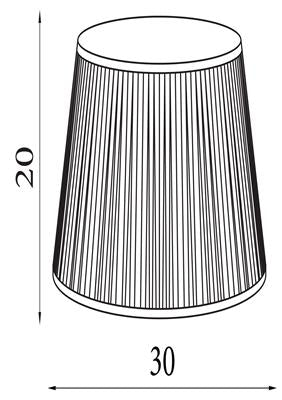 Vintage Shade | Navy 30cm