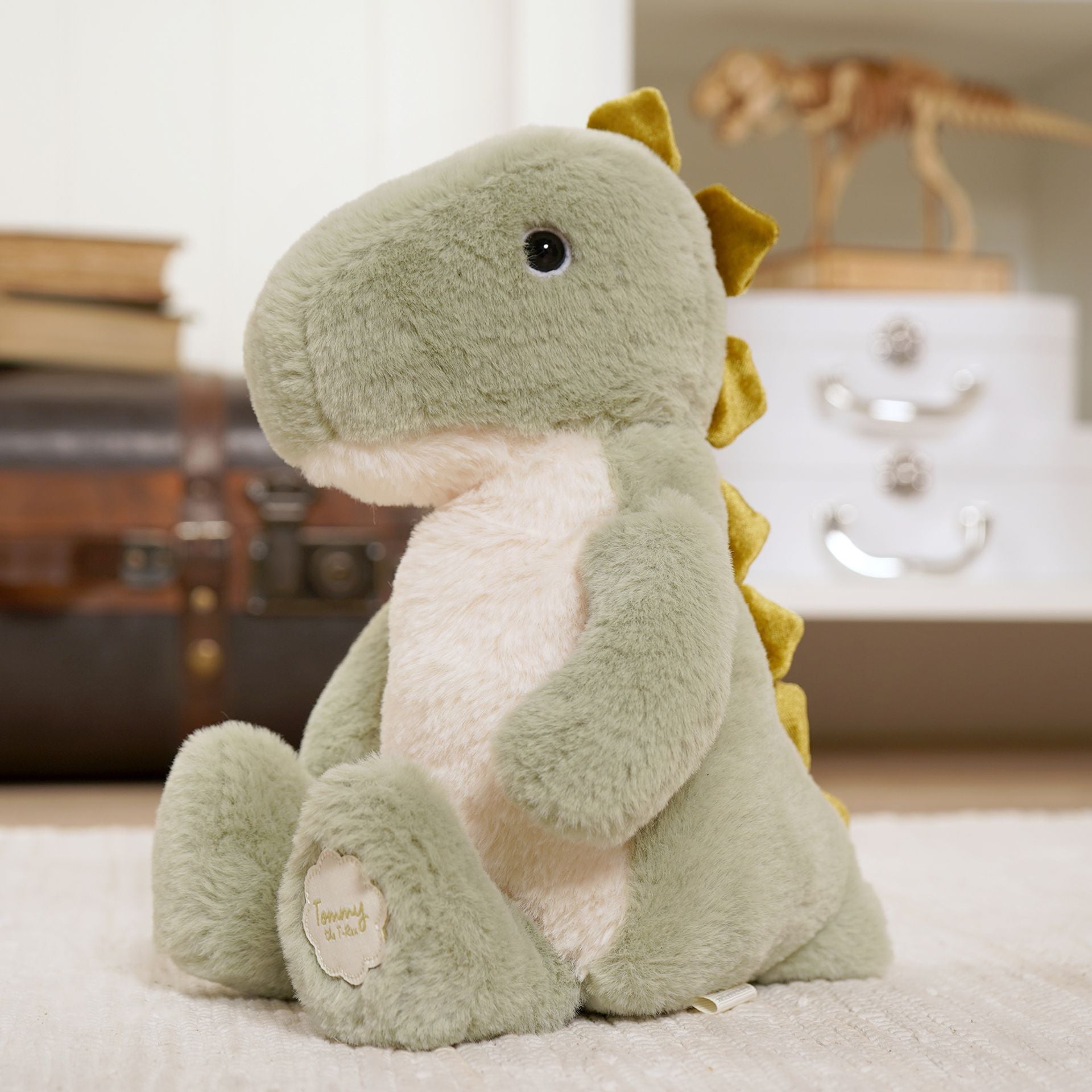 Tommy The Plush Green Dinosaur | 30cm