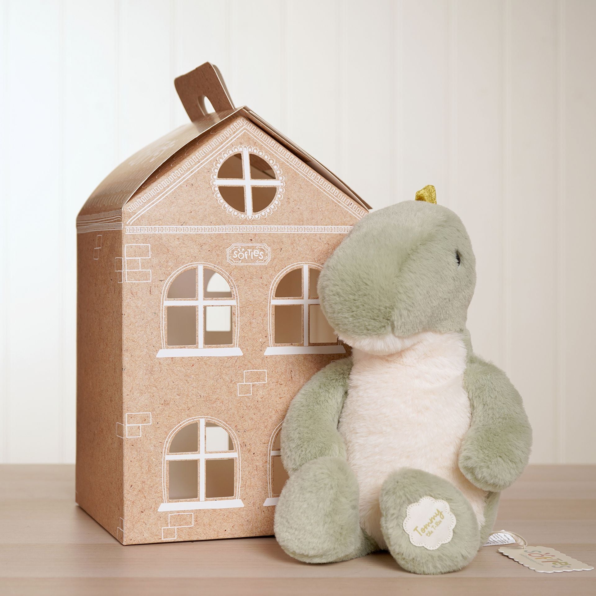 Tommy The Plush Green Dinosaur | 30cm