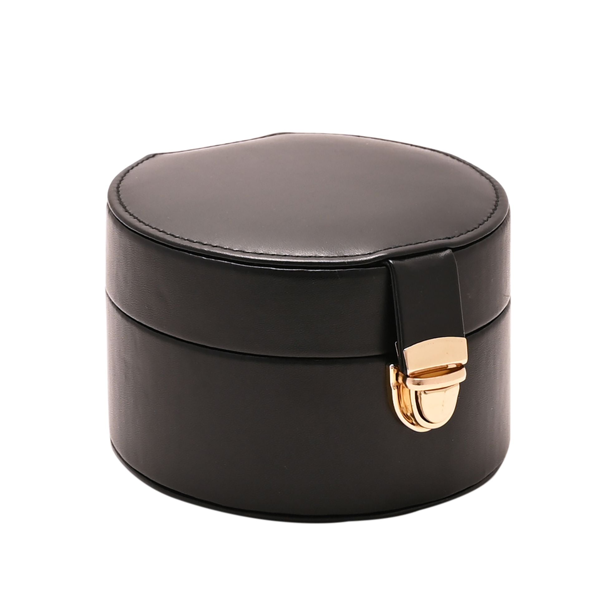 Black Round Jewellery Box