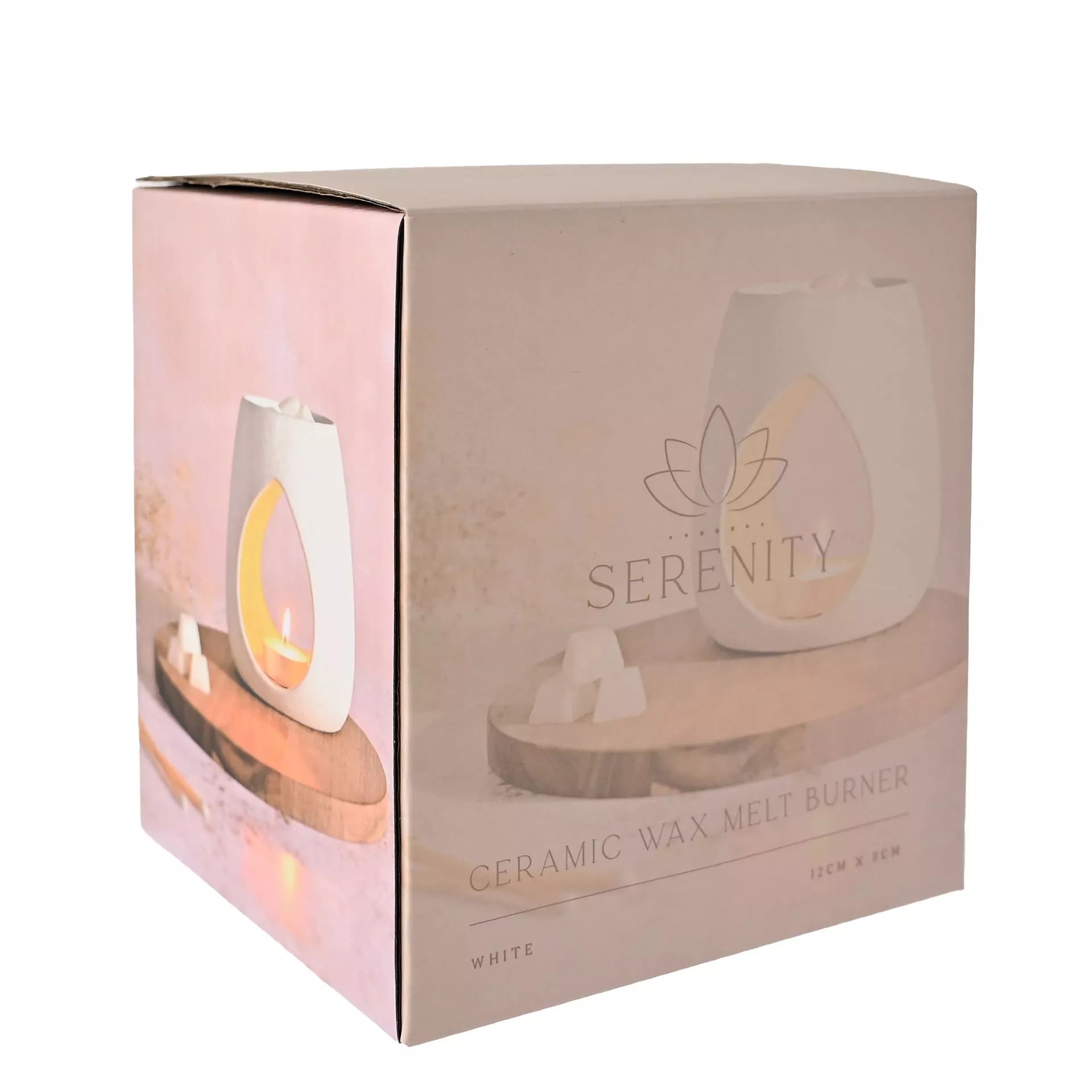 Serenity Wax Melt Burner | White